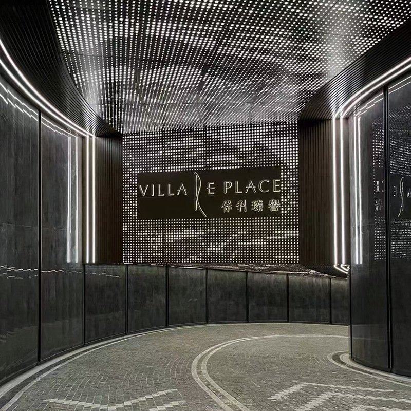 冲孔铝板背景墙2.0mm穿孔铝单板吊顶任意图案激光雕刻加工铝艺,五金/工具,LED显示屏,淘宝优惠券,粉丝福利购,淘宝优惠卷