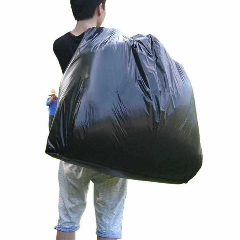 速发垃袋圾除厚手提式黑色塑料袋大号背心袋马甲袋加螨虫晒被袋方