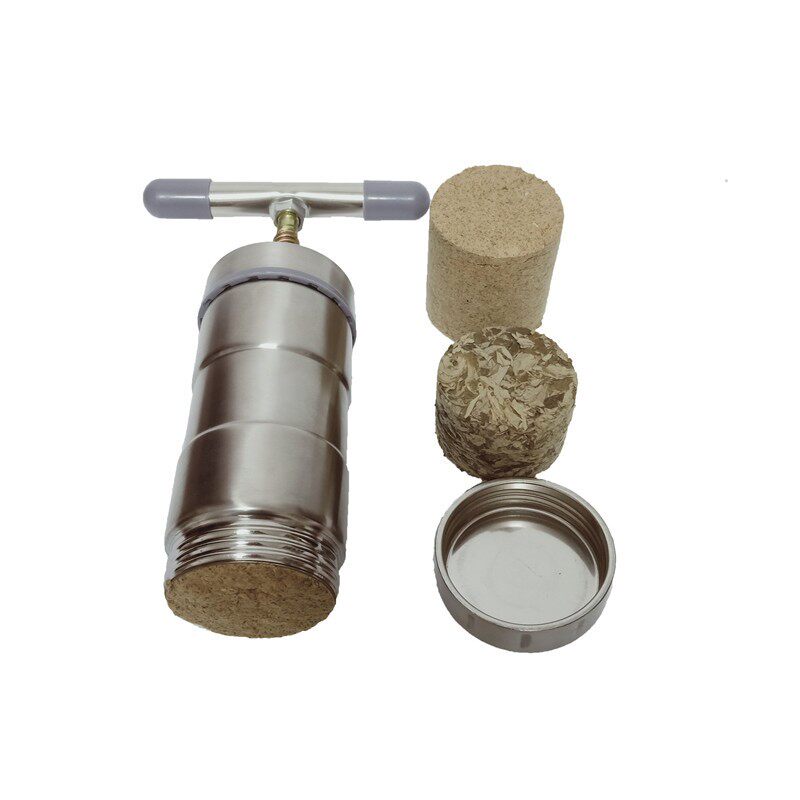 速发艾绒艾叶成型压紧器自制艾饼艾条艾柱模具防烫手持艾灸工具压