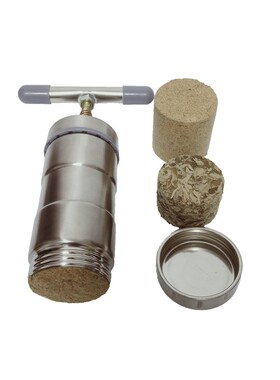 速发艾绒艾叶成型压紧器自制艾饼艾条艾柱模具防烫手持艾灸工具压