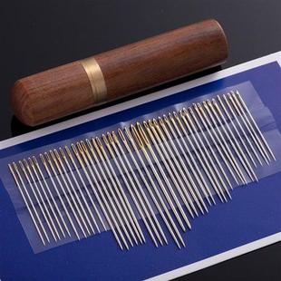 速发缝衣服手缝针家用老人用大孔钢针免穿手工针缝被子针穿线针盒