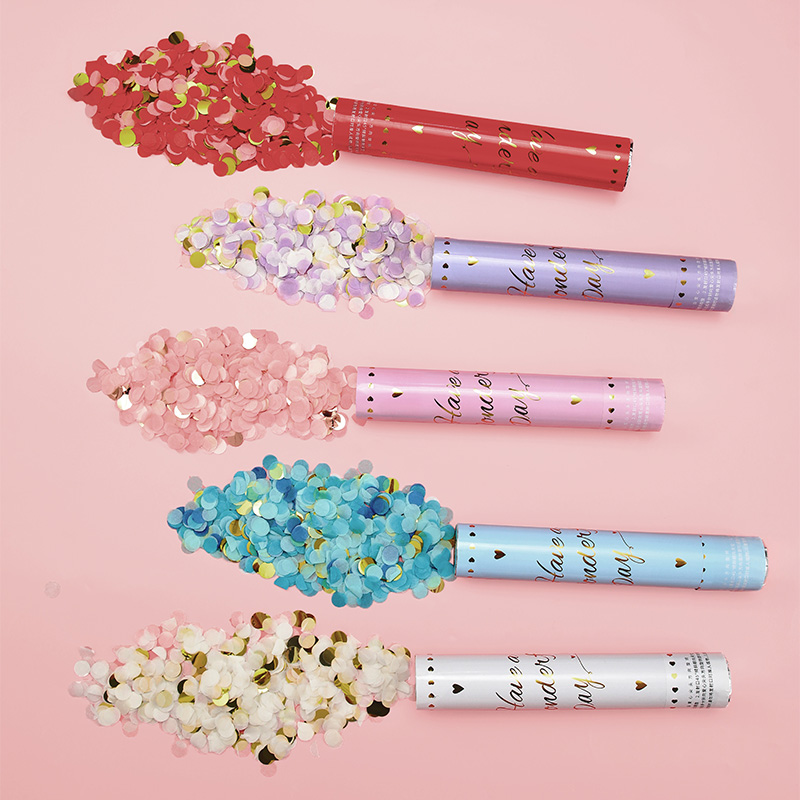 速发结婚礼小生日手开喷彩带炮礼花筒花瓣雨婚礼求婚持学礼炮婚庆