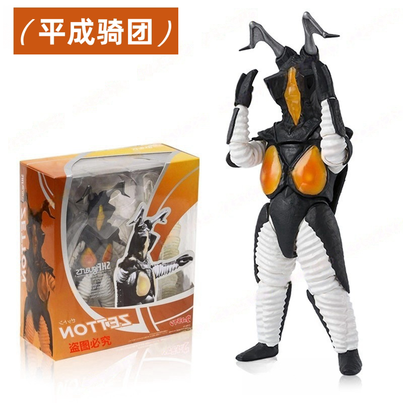 WD魂限定 SHF芝顿 杰顿 宇宙恐龙怪兽 雷欧奥特曼 超可动玩具手办