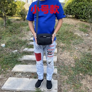 防水牛津布女h包休闲斜背包帆布包简约收钱包生意包单肩斜挎包男