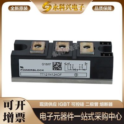 英飞凌可控硅二极管TT121N12KOF