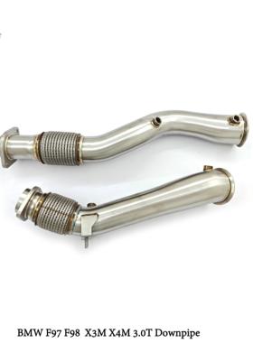 适配19-24款宝马F97 F98 X3M X4M 3.0T不带OPF 89mm变径直通头段