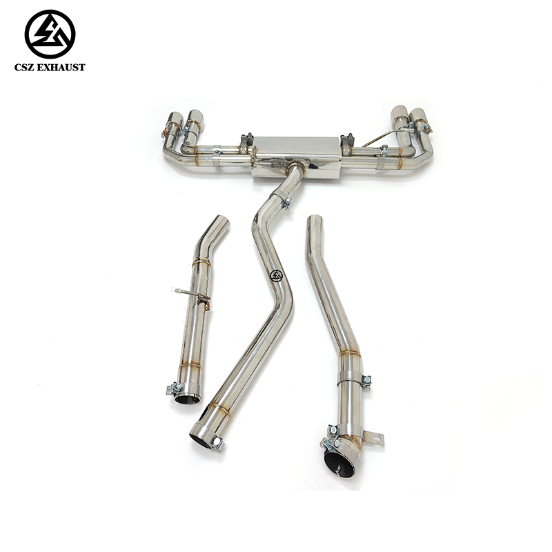 适配于汽车改装宝马X3 X4 F25 F26 2.0T304不锈钢中尾段阀门排气