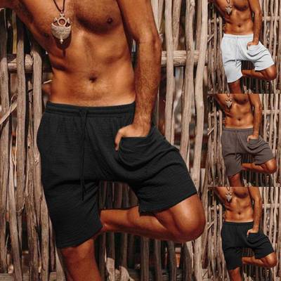 Mens sportswear five-point casual shorts slightly stretch