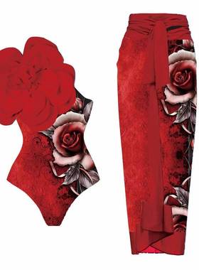 wear beach bathing new women swimwear floral print swimsuit
