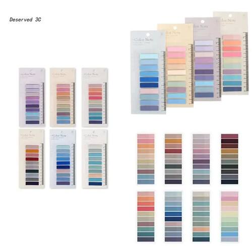 4/6/8/10/12/14/18 Packs Sticky Tabs Book Tabs 40/60/80 Colo