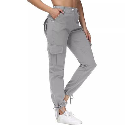 Zipper Pants Splicing Casual Overalls Color Casual Solid