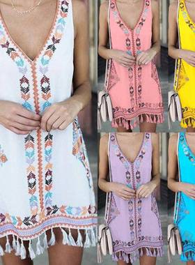 women blouses indie blusas summer tassels dropship floral