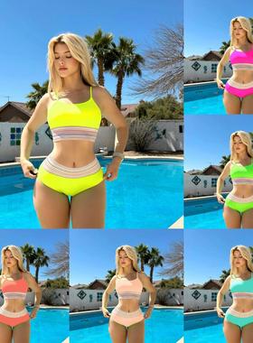 swimsuit womens tube tether swimsuit two-piece Bikini top