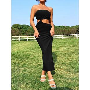 mesh sheer silk cut women back out revealed sexy dress