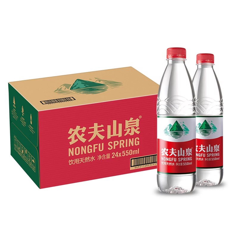 【企】农夫山泉饮用水天然水办公会议用水380ml/550ml装整箱 咖啡/麦片/冲饮 饮用水 原图主图