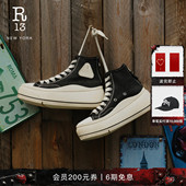 帆布板鞋 运动鞋 KURT 休闲高帮厚底系带设计经典 品牌经典 R13