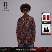 R13 毛衣开衫 2026早春新品 宽松垂坠感慵懒风休闲复古针织衫