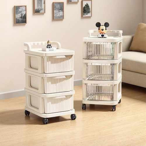 小推车零食置物架收纳柜