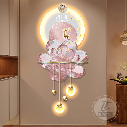 轻奢玄关装饰画高级感立体壁画