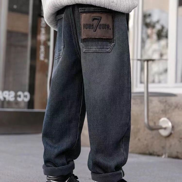 男童牛仔裤春装新款薄款