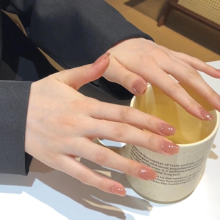 手工裸色嬛嬛色穿戴甲甘露寺同款华妃摸脸新款可拆卸手工穿戴甲