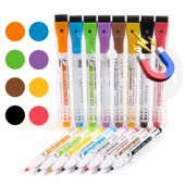 儿童磁性大容量白板笔可擦签字办公彩色水性带刷可吸附干擦笔