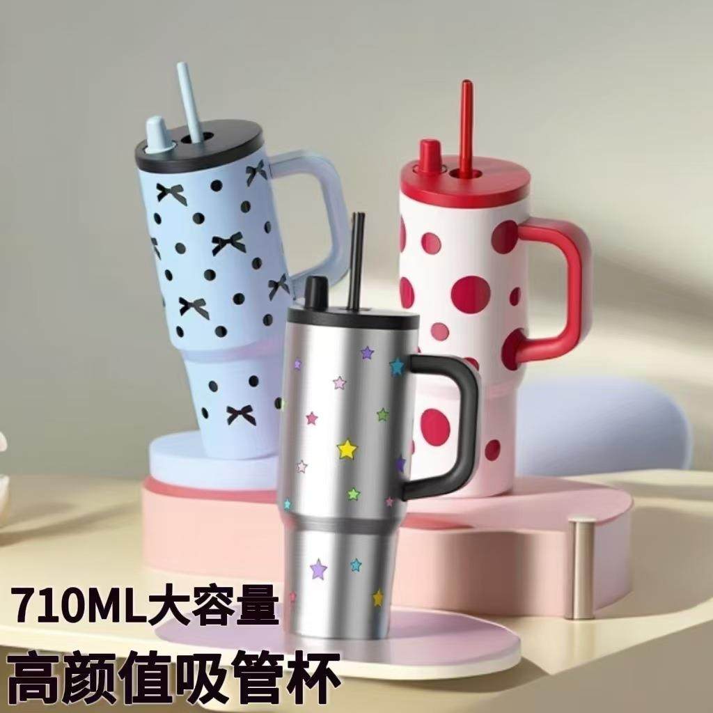 拾光吸管保温杯大容量316不锈钢水杯高颜值女生保冷车载冰霸杯子,餐饮具,保冷/保温杯,淘宝优惠券,粉丝福利购,淘宝优惠卷