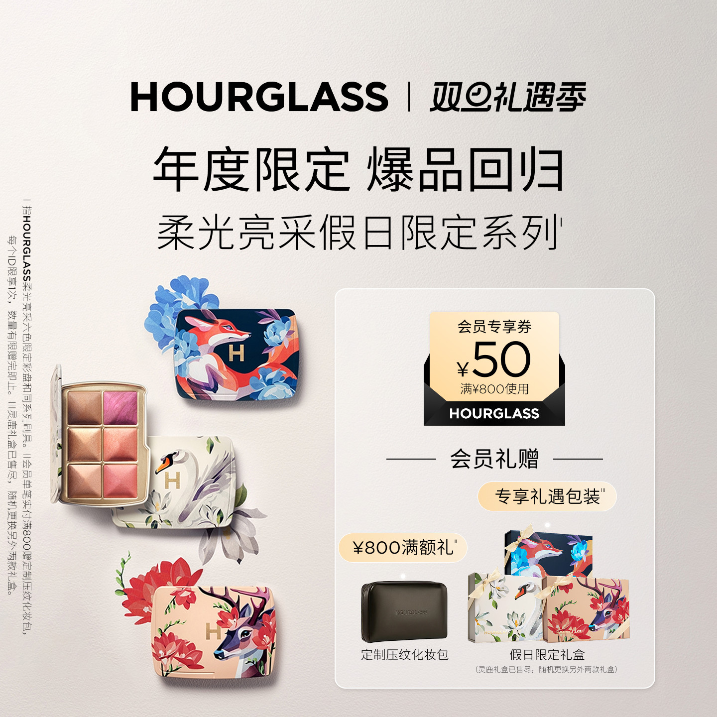 Hourglass六色面部综合盘