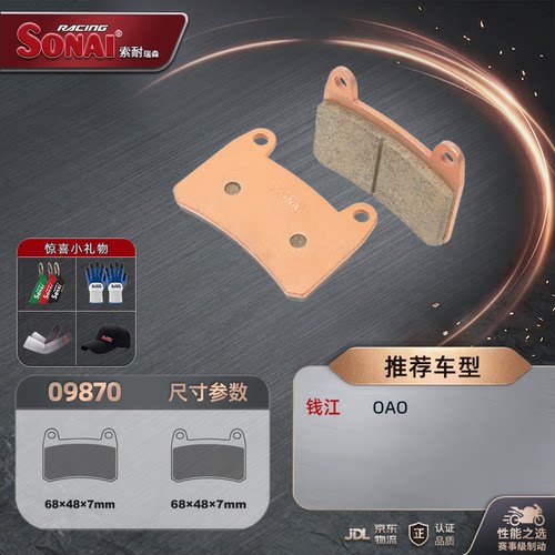 SONAI索耐瑞森刹车片适用钱江OAO赛450 550 600 800 900 - 封面