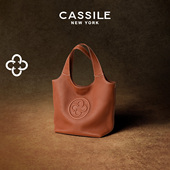 意大利进口鹿皮卡思乐MINI马甲包2025新款 复古斜挎小托特包手提包