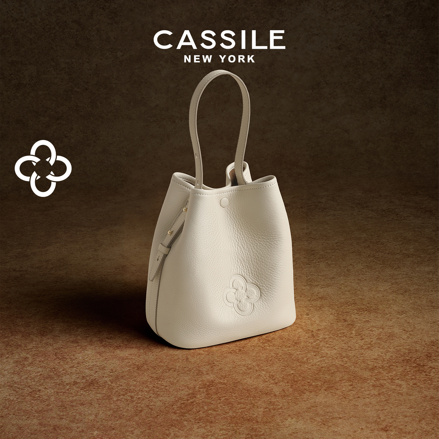 意大利进口真鹿皮卡思乐中号水桶包软糯手提菜篮子高级感通勤女包