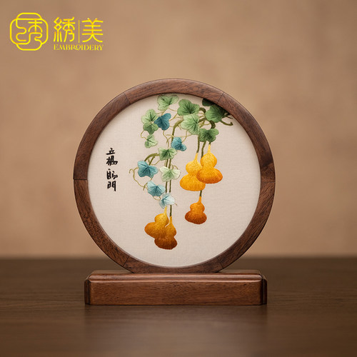 苏州绣美摆件中式双面绣特色礼品