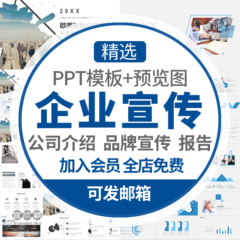 高端大气公司简介PPT模板企业文化介绍产品分析品牌推广宣传报告