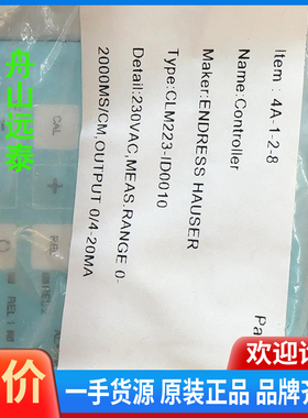 议价/ENDRESS HAUSER CLM223控制器，CLM