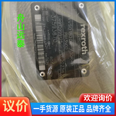 议价~柱塞泵R910999125 A4VSO180DR/30R-P