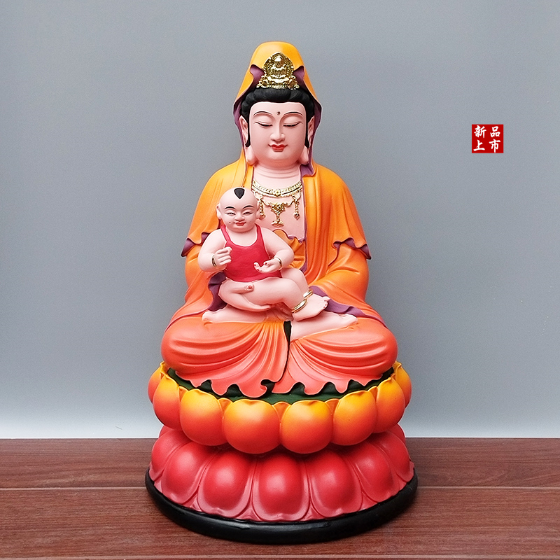 树脂送子观音佛像 南海送子观音 送子观音娘娘求子观音像树脂佛像