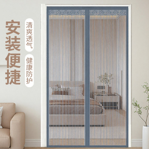 磁性磁吸门口2026新款防蚊门帘夏天金刚网纱强力大门用全磁条纱网