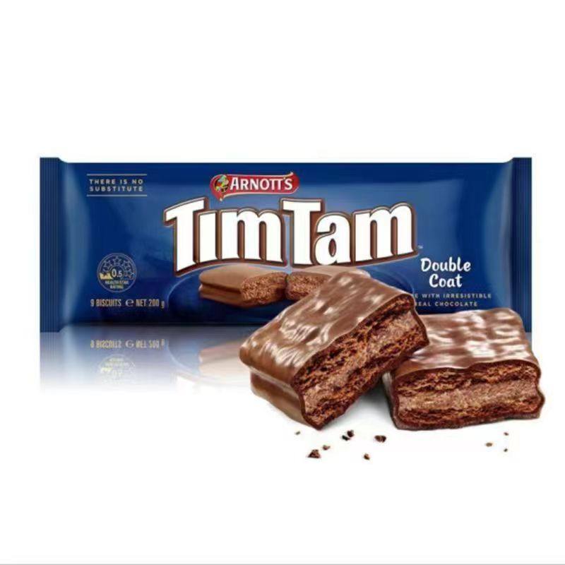 timtam巧克力夹心饼干雅乐思巧克力原味双层黑巧白巧零食山姆进口