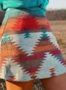 half-length INS digital Uchimura hip plus Womens skirt