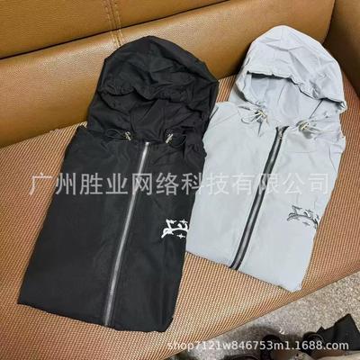 Windbreaker Jacket Embroidered Sweatshirt Street Jacket