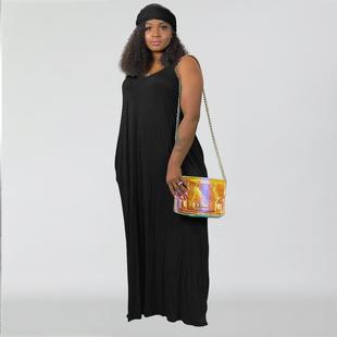 dress halter sexy stylish women Fashion neck loose strappy