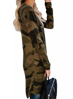 faux fur women long coats autumn winter leopard print