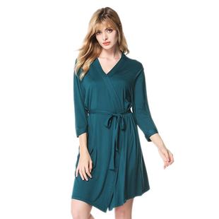 pajamas Modal home robe cardigan ladies sexy super bathrobe