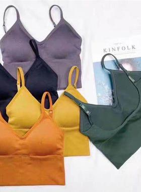 Beautiful back bra without steel ring sports vest seamless