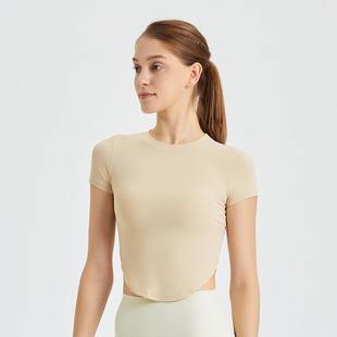 No-padded quick-drying sports tops for women running yoga