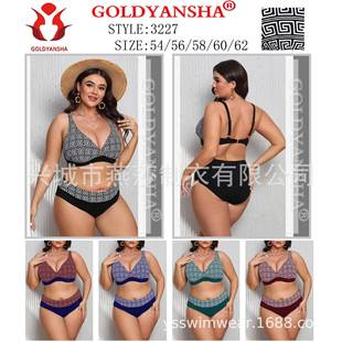 Swimsuit Plus Size Sexy Backless Bikini High Waist Swimsuit