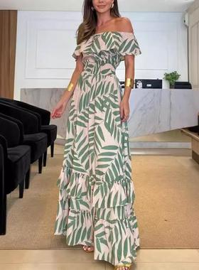 outfits dress for flowy dresses floral neck long beach boho