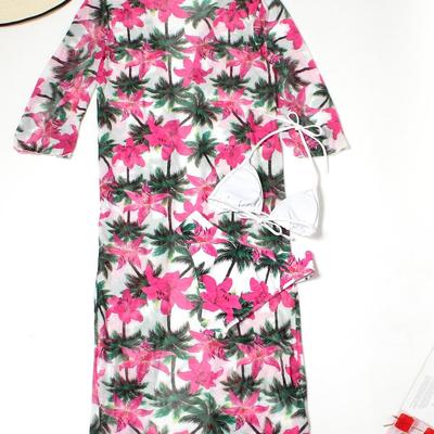 sexy covering two bikini high belly piece Womens swimsuit