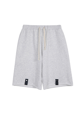 lablfe-01108摆口折叠扣局部视觉纯棉短裤cleanfit氛围轻微工装