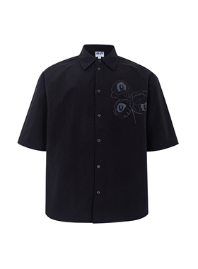 lablfe-01101万物生夏季翻领短袖衬衫宽松情侣潮t恤男女耐磨光滑